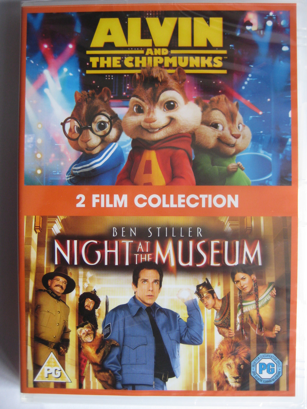 Alvin & the Chipmunks / Night at the Museum (DVD, 2 Discs 2010) NEW SEALED PAL