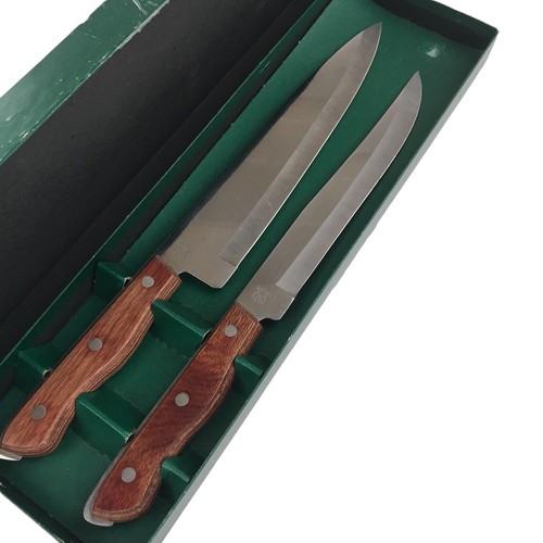 MAXAM Steel 8" French Carving, 9" Chef Knife Set, Emperor Steel Fork, Japan - Picture 3 of 11