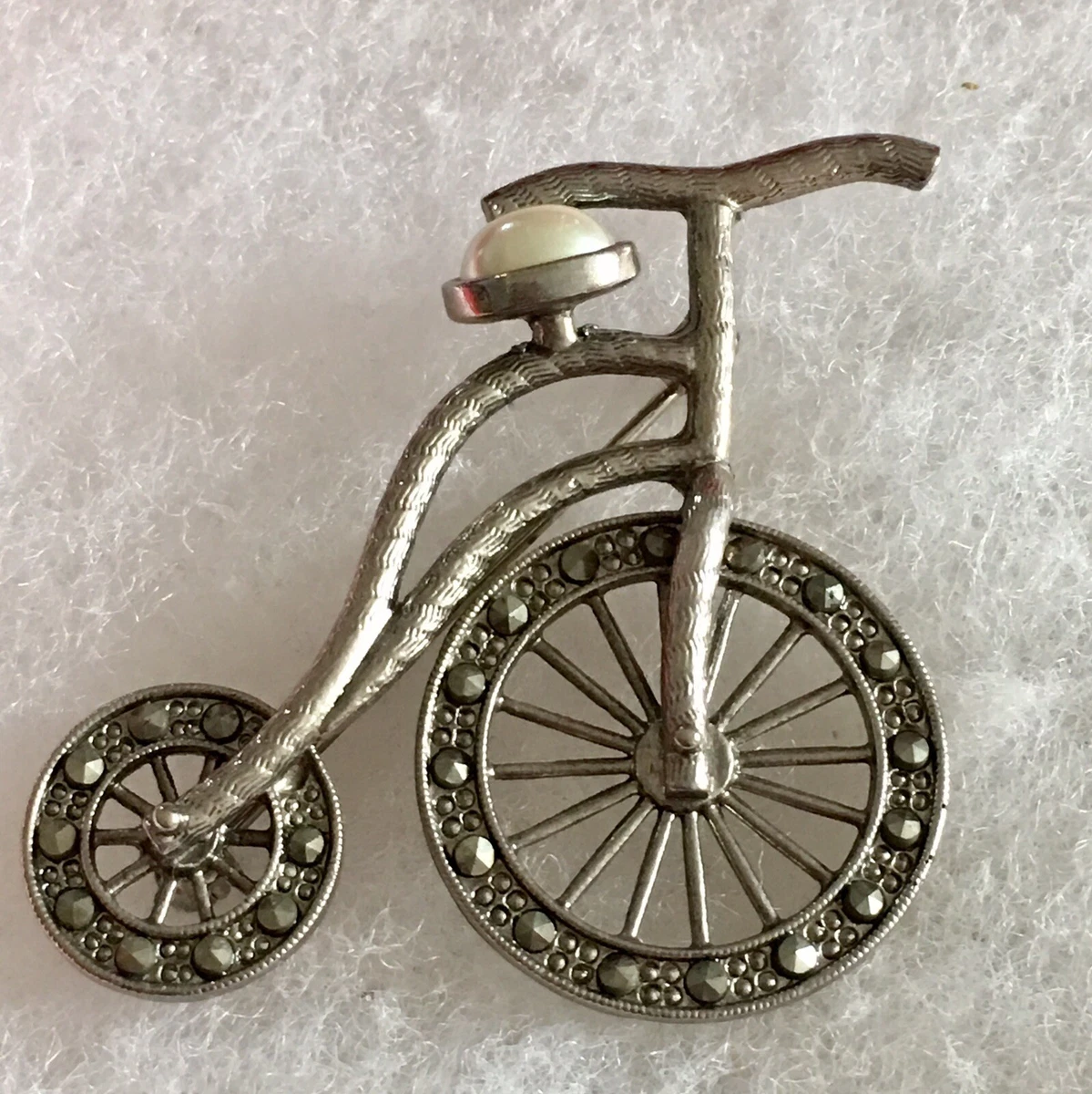 Bicycle Brooch By Tantalising Treasures
