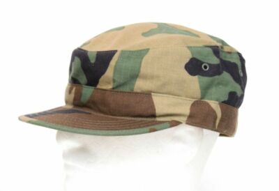 Military Issued Woodland Hot Weather Patrol Cap-NEW