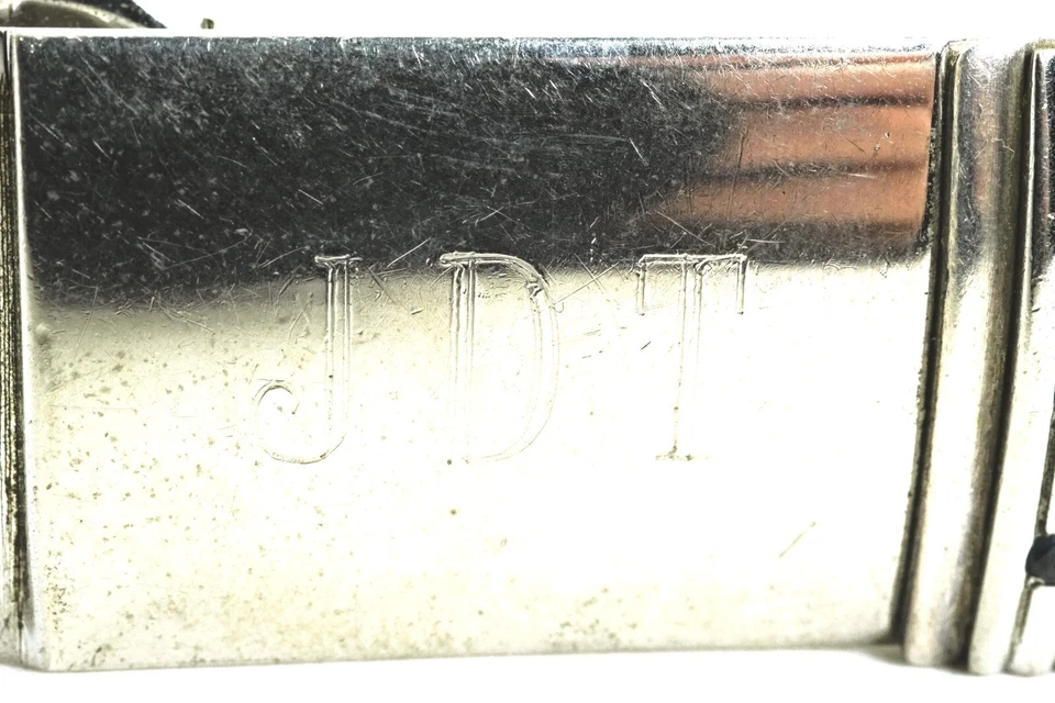db Dolan Bullock Sterling Silver Money Clip Monogrammed Initials JDT - Image 3 of 4