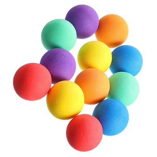 Kids Party Favors 24pcs Mini EVA Stress Balls Colorful Soft Toys