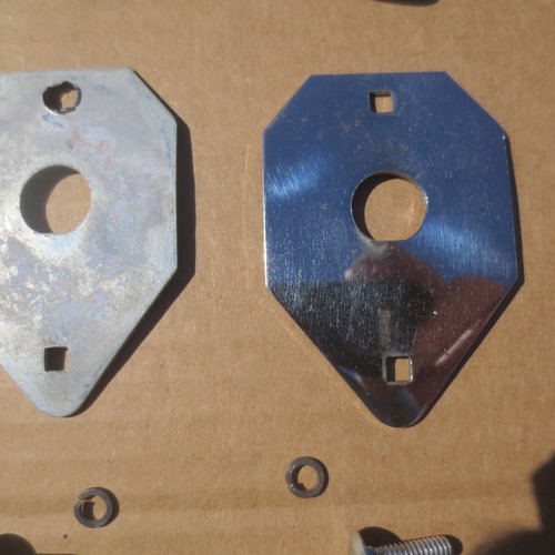 Vintage 1960's CAMCO Disappearing Bass Drum Spur/Leg Mounting Plates -NICE! - Picture 6 of 13