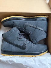 NEU ! NIKE SB DUNK HIGH PRO ISO - SMOKE GREY ORANGE LABEL  EUR 42 US 8.5