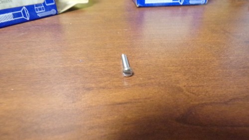 #6-32 Machine Screw Fillister Slotted 18-8 (304) SS Plain 3/4 Length 100pk (MJ) - Picture 2 of 6