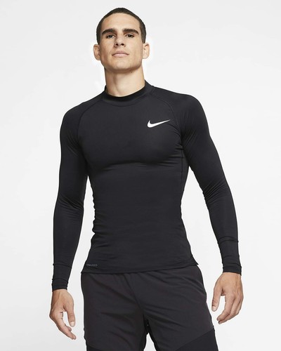 Nike Pro Men's Mock Long-Sleeve 