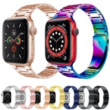 Stainless Steel Band For Apple Watch Series 10 9 8 7 6 5 4 3 38-49mm Metal Strap