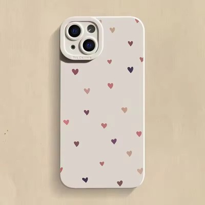 Handy Hülle iPhone 15 Pro Max Herz Liebe Premium Elegant Style Case Love Design