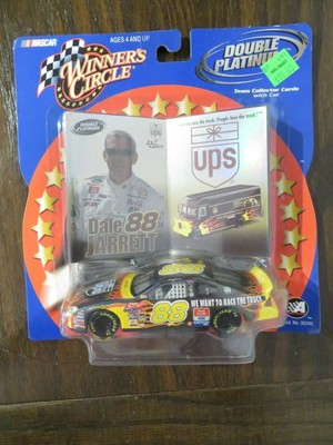 Nascar Ups Dale Jarrett 88 Model Race Car Winners Circle Double Platinum 1 43 781317027637 Ebay