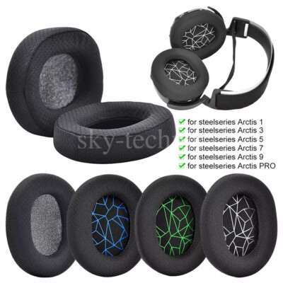 Replacement Cushion Ear Pads for SteelSeries Arctis 1 3 5 7 9 Pro Gaming Headset