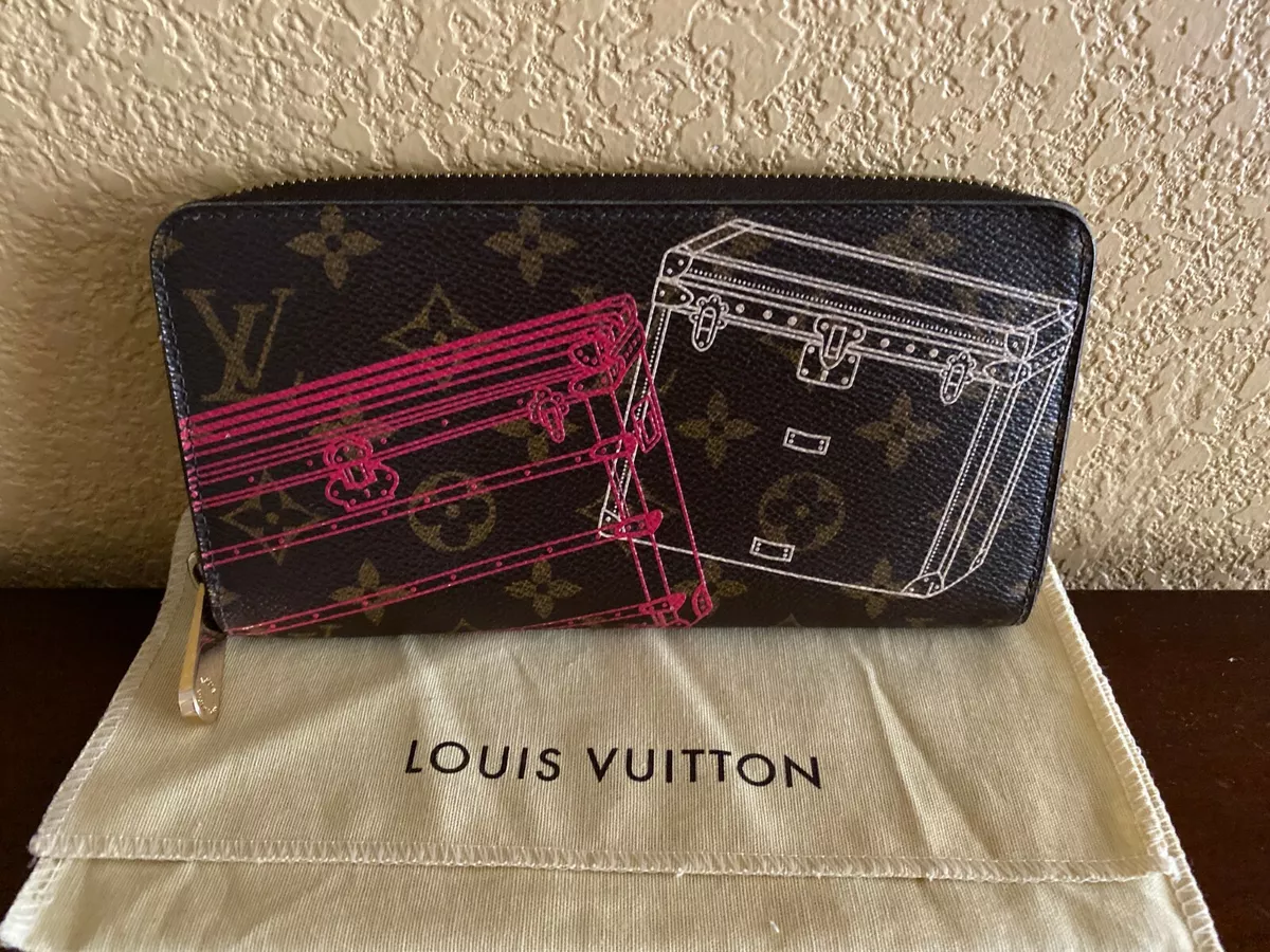 Louis Vuitton Monogram Zippy Travel Large Wallet Brown