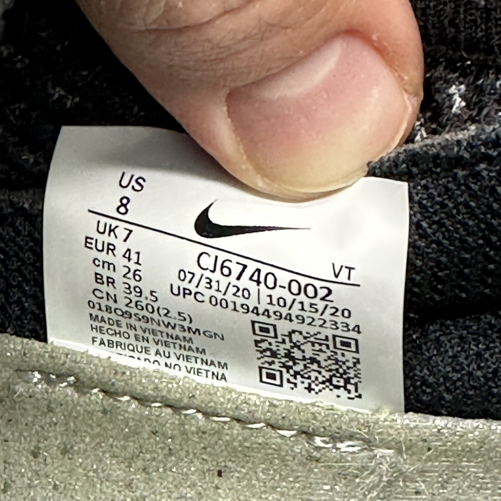 Size 8 - Nike Air VaporMax Flyknit 2020 