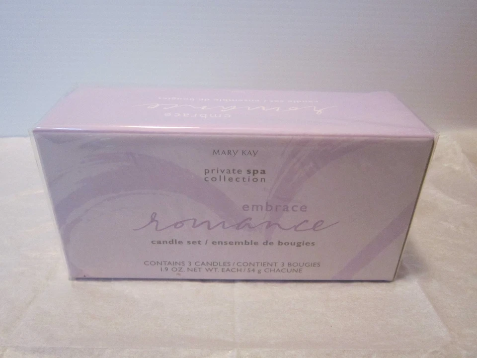 Colección Spa Privado Abraza Romance 3 Velas en Set ~ NUEVO ~ Sin Abrir Foto 2 de 2
