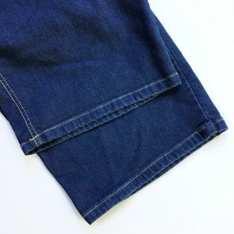 KingSize Big & Tall Mens Cargo Denim Look Sweatpants Size 3xl Elastic Blue Jeans