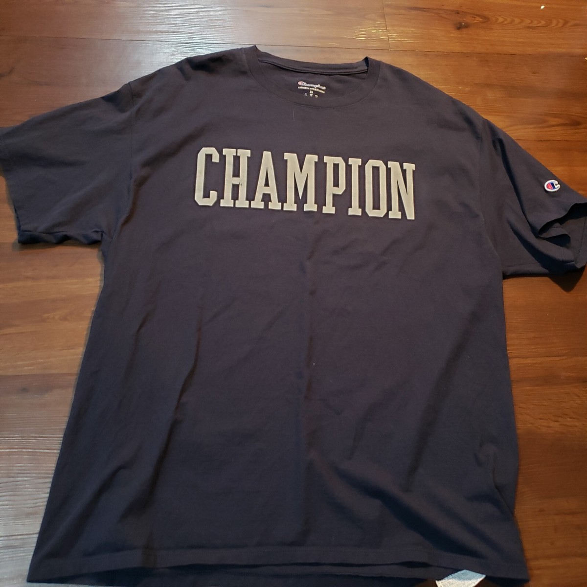 シャツ 70's CHAMPION FOOTBALL T-SHIRTS M/NAVY Champion Mens Graphic T Shirt Size XL Navy Blue | eBay