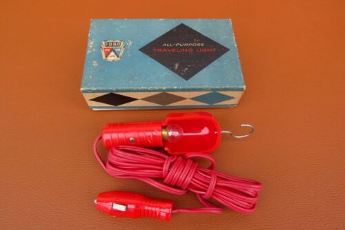 Vintage 1950's-1960's Ford NOS Fomoco Accessory Traveling Trouble Light in Box