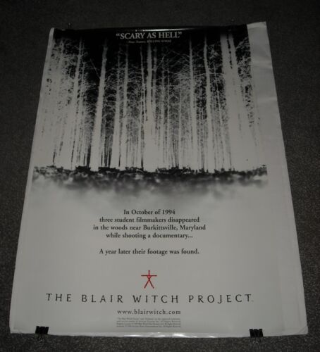 The BLAIR WITCH PROJECT 2- SIDED MOVIE ORIGINAL MOVIE POSTER 1999 HORROR ROLLED - Picture 2 of 2
