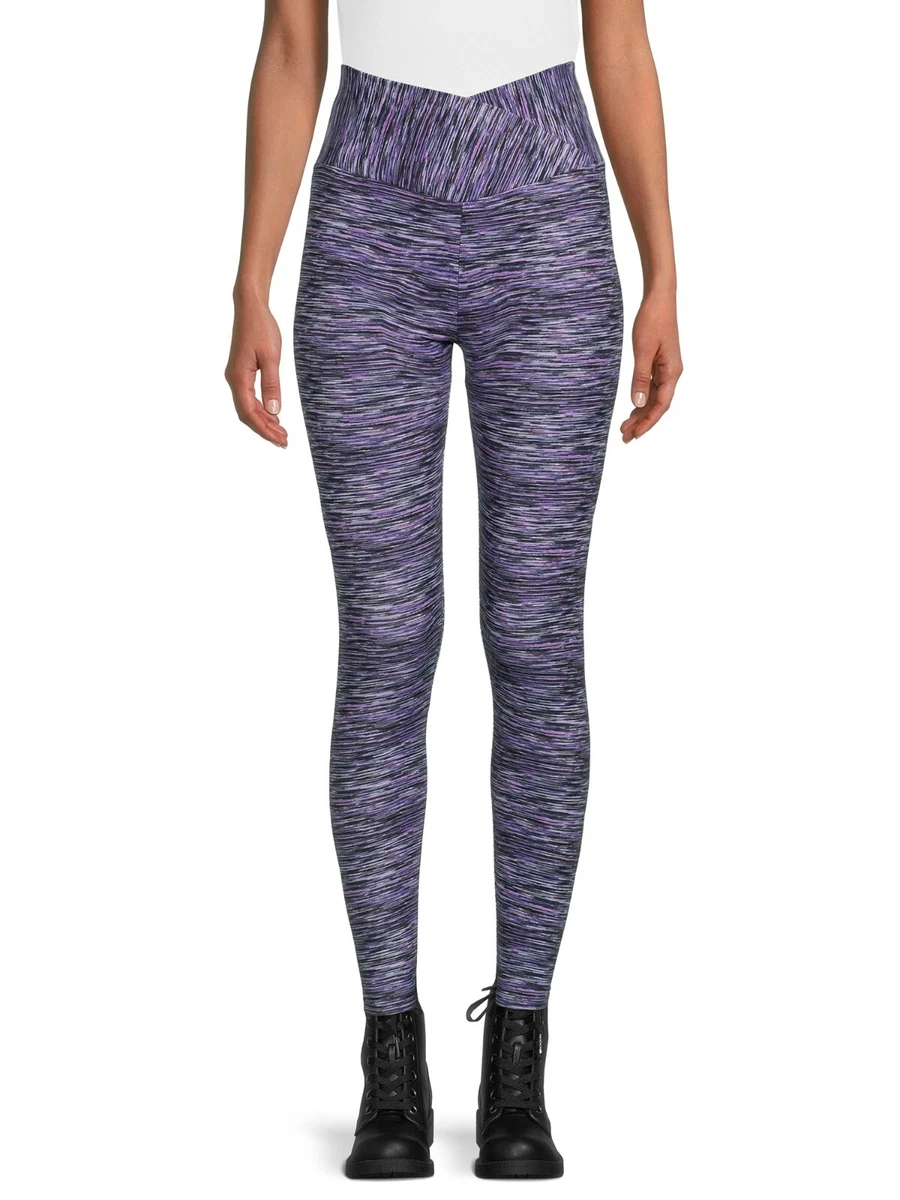 NoBo No Boundaries purple space dye high rise ankle legging NWT