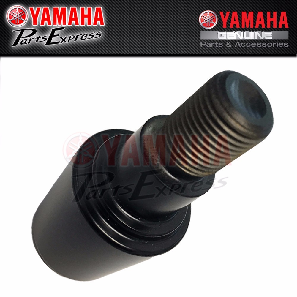 NEW YAMAHA HANDLEBAR/GRIP END MATTE BLACK POWDER COATED 51J-26246