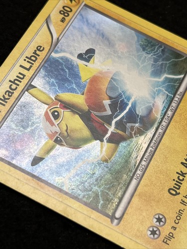 Pokemon PIKACHU LIBRE 30/30 (Vintage) XY Trainer Kit - LP/Light Play - 第 2/3 張圖片