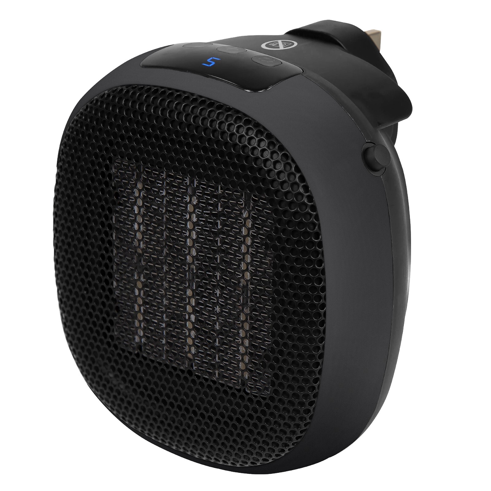 Russell Hobbs Electric Heater Fan 700W Compact Portable Black Plug in RHPH7001