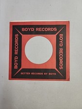 45 RPM 7" RECORD SLEEVES CO. SLEEVE 1 PACK SEE PHOTOS - Boyd SLV157