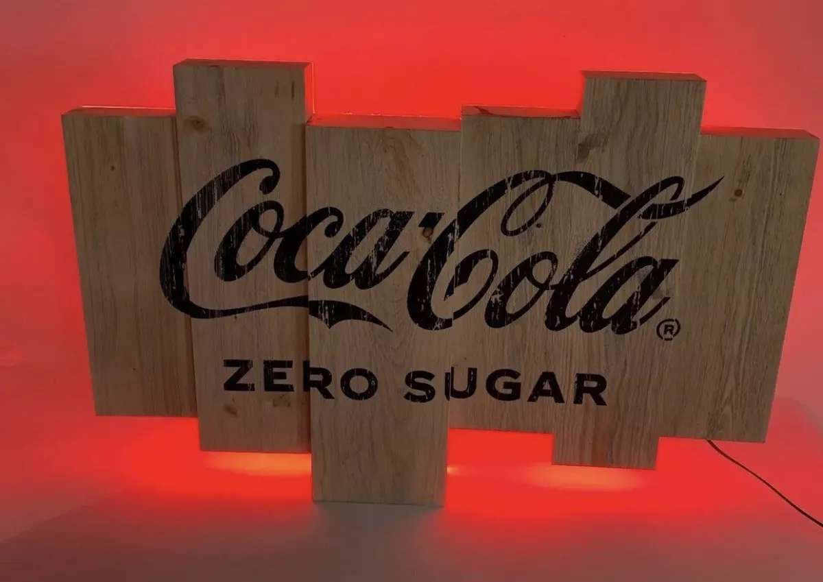 Light up coke sign deals