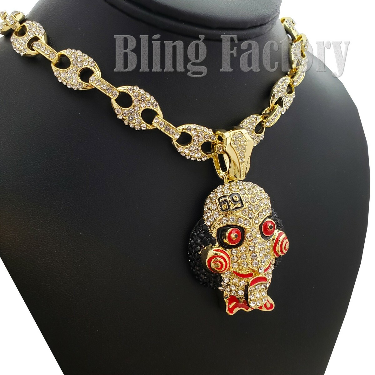 Hip Hop Tekashi69 JIGSAW pendant & 18