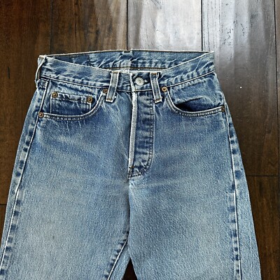 Levis Vintage 80s Redline Selvedge USA 501 XX Jeans 66 70s Light  