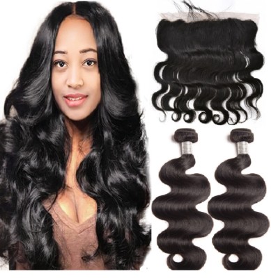 2 bundles of 100 percent human body wave hair . Body Wave Hair | Shop Human Hair Extensions & Hair Weave  main image 3