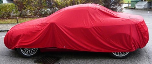 Movendi Schutzdecke Car-Cover Indoor Satin Red für Alfa Romeo Spider ab 2006 - Picture 2 of 3
