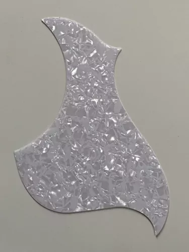 Self Adhensive Pickguard White Pearl To Fit Gibson L4A Style Acoustic Guitars