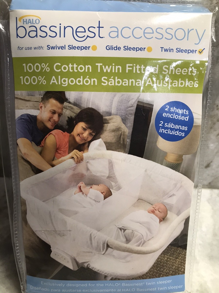 Halo Bassinest Fitted Sheets 100% Cotton Soft Bassinet Sheet Baby newborn  unisex