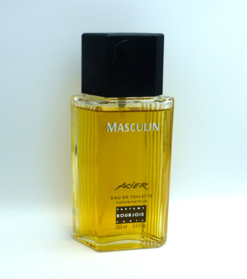 *** VINTAGE *** MASCULIN ACIER von Bourjois - Eau de Toilette 100 ml