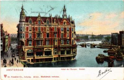 CPA AK AMSTERDAM Hotel de l'Europe. Amstel. NIEDERLANDE (624849)