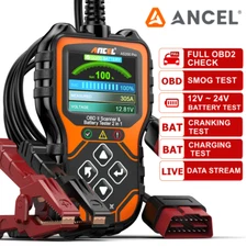 12V 24V Battery Tester Car Code Reader Check Engine OBD2 Scanner Diagnostic Tool