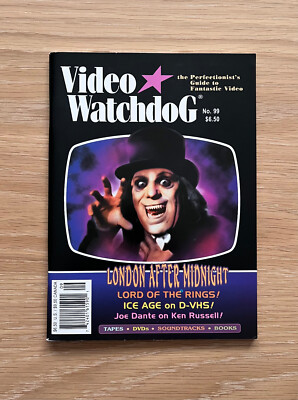 Video Watchdog No. 99 Sep 2003 Tim Lucas London After Midnight Lord Of The Rings