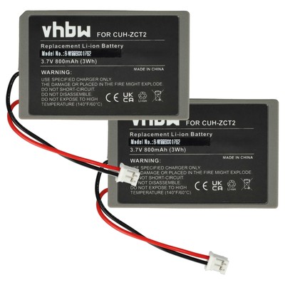 2x Akku für Sony JDM-020 JDM-001 CUH-ZCT1U JDM-011 Dualshock 4 CUH-ZCT1M 800mAh