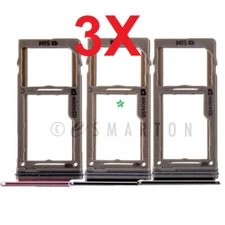3X Samsung Galaxy Note 9 SM-N960 Single Sim Card Tray Sim Tray SD Card Holder