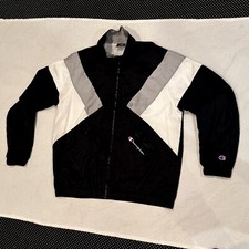 Champion Brand Full Zip Windbreaker Mens Larg...