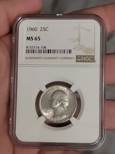 MS65 1960 Washington Quarter NGC 