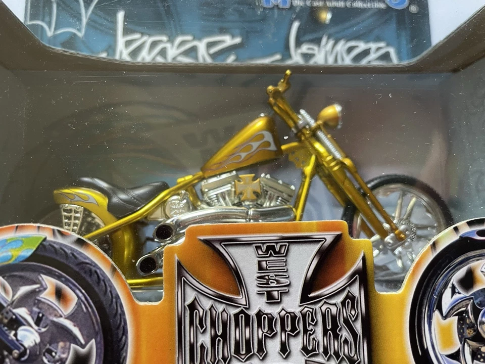 Bicicleta JESSIE JAMES CHERRY CFL JJ03-18-20 ESCALA 1:18 MÁQUINAS MUSCULARES NUEVAS EN CAJA Foto 3 de 4