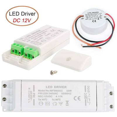 LED Trafo 12V 30W 50W 60W Netzteil Treiber Driver Transformator Für G4 MR16 MR11