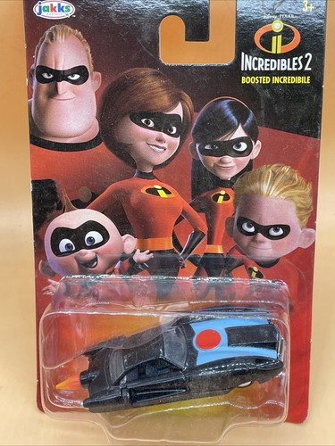 Jakks Pacific Disney Pixar Incredibles Car Set Long Card New Action Vehicle Lot - Picture 5 of 10