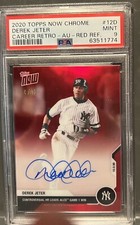 2020-21 Topps Now Chrome Derek Jeter Career Retrospective Cards Checklist 20