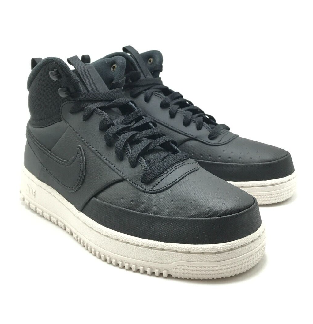 Size 8.5 - Nike Court Vision Winter Mid Black Phantom for