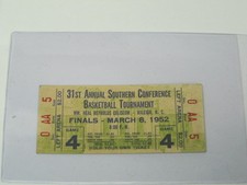 1952 Southern Conference Basketball Conference Ticket