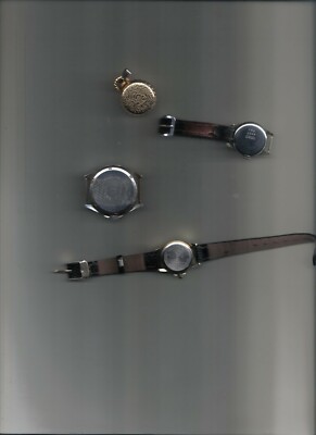 Lot De 4 Montres Anciennes Mécaniques - Occasion, Affichage Analogique, Unisexe