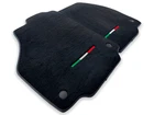Floor Mats For Ferrari 458 Spider Black Tailored Carpets Set With Italian Emblem
