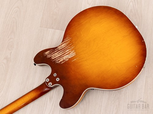 1966 Harmony H75 Vintage Hollowbody Guitar w/ DeArmond Gold Foils, Case - 第 16/20 張圖片